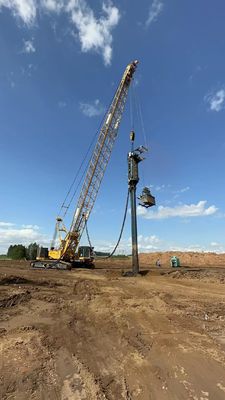 comprare Colonna di pietra di sostituzione Vibro Sand Compaction Pile Bottom Feed Vibroflot Driving per il miglioramento del suolo online manufacture