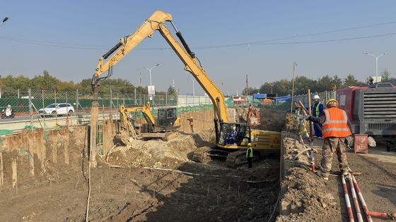 comprare Hydraulic Vibroflotation Compaction Equipment High Compaction Efficiency Achieved online manufacture