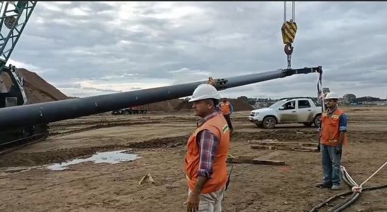Dispositivo elettrico per il miglioramento del terreno da 180 kW Vibro