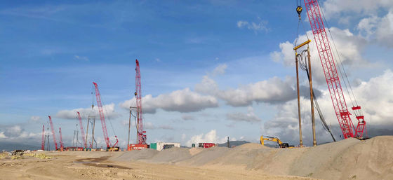 1450rpm Trattamento di compattazione per vibraflottazione per la sezione C3206 Hong Kong No 3 Aircraft Runway Project