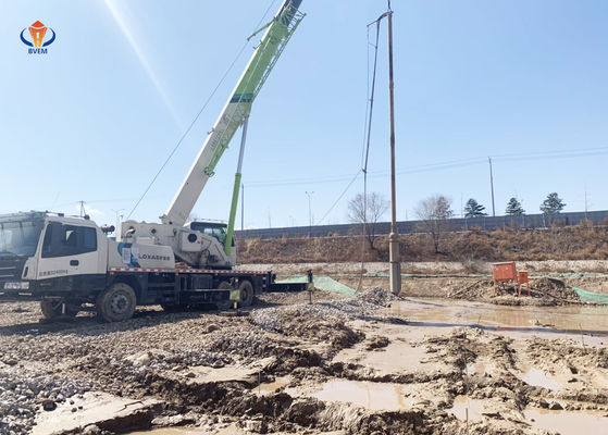 Industrial Vibro Pile Foundation Construction Machine Eco-friendly BJV150E-377