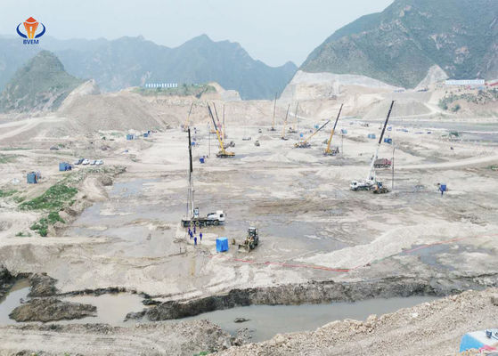 130 KW Vibroflot Drive Pile Machine per il progetto di densificazione di Vibro