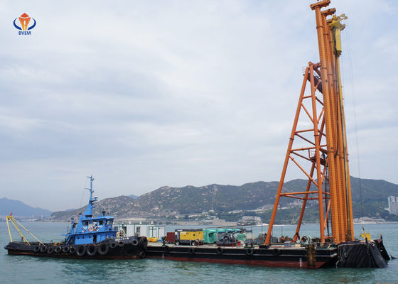 Vibroflot costruzione di colonne di pietra sottomarine offshore