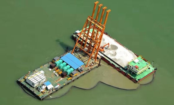 1800 Rpm Bvem Offshore Vibroflotation Stone Column per il trattamento dello strato morbido del suolo