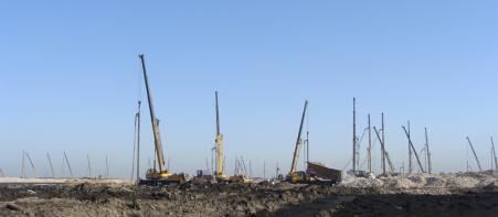 Vibroflot di alimentazione superiore ad alta potenza per il miglioramento del suolo fangoso - attrezzature personalizzabili per il miglioramento del suolo