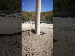 Crane Type Double Bins Bfs Vibroflotation 180kw ha lavorato la profondità 24m del mucchio