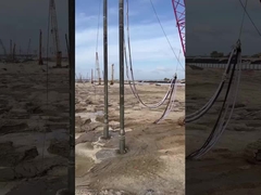 Vibroflot di alimentazione superiore in acciaio inossidabile personalizzato con raffreddamento ad acqua circolante